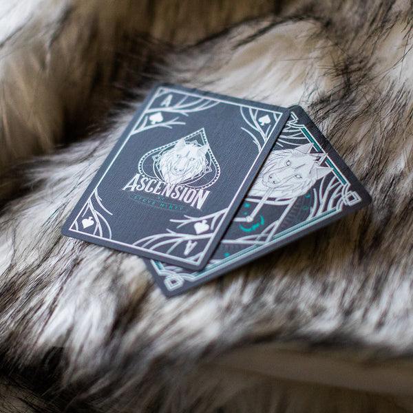 Ascension Playing Cards: Silver Wolves