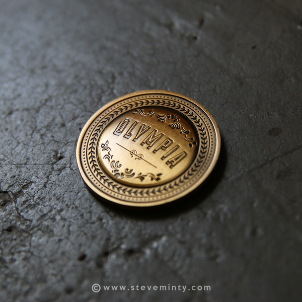 Olympia Engraved Coin
